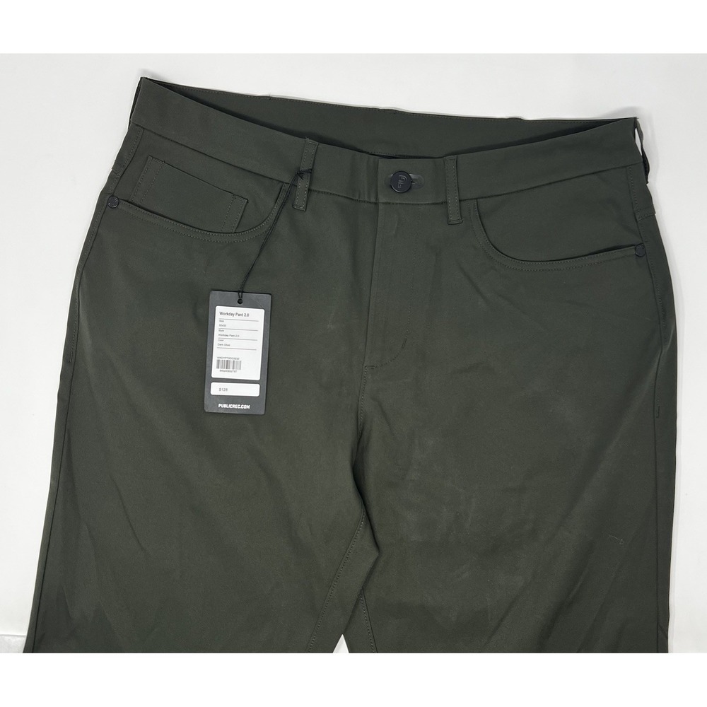 Public Rec Workday 2.0 Pants Men's 32x32 Green Performance NWT